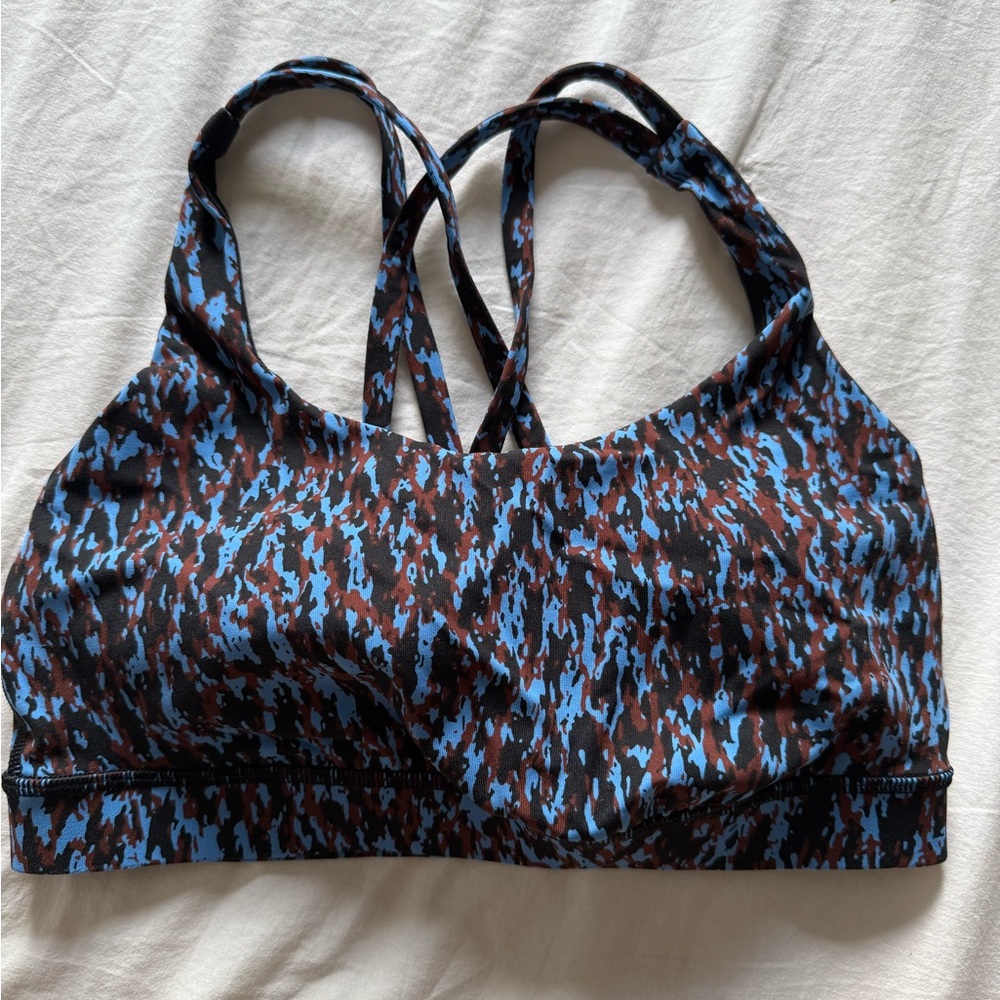 Lululemon Energy Bra blue size 4